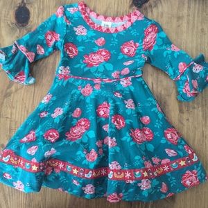 Wildflowers dress, size 2, EUC